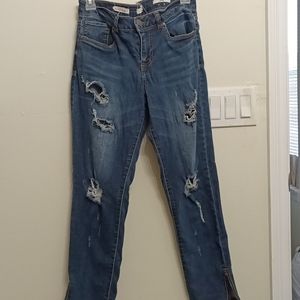 Wild Blue Sadie Robertson Collection denim dark wash skinny jeans
